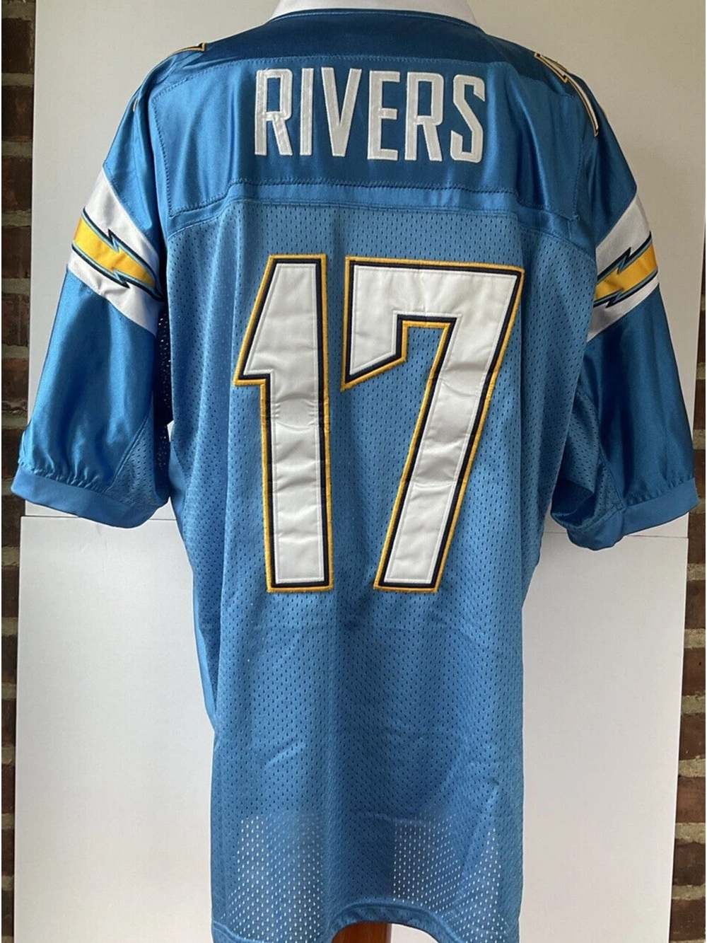 Reebok San Diego Charges Phillip Rivers Stitched Jersey Size 56 / 2XL